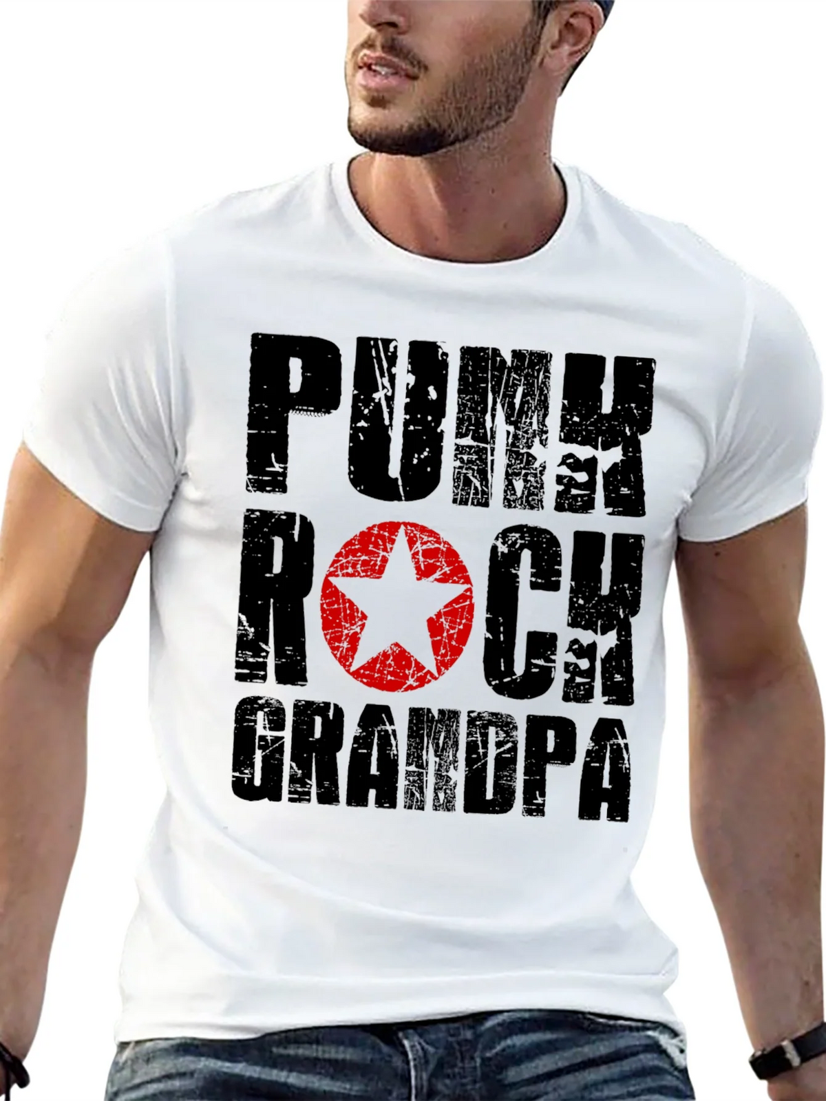 Punk Rock Grandpa T-Shirt product image 12
