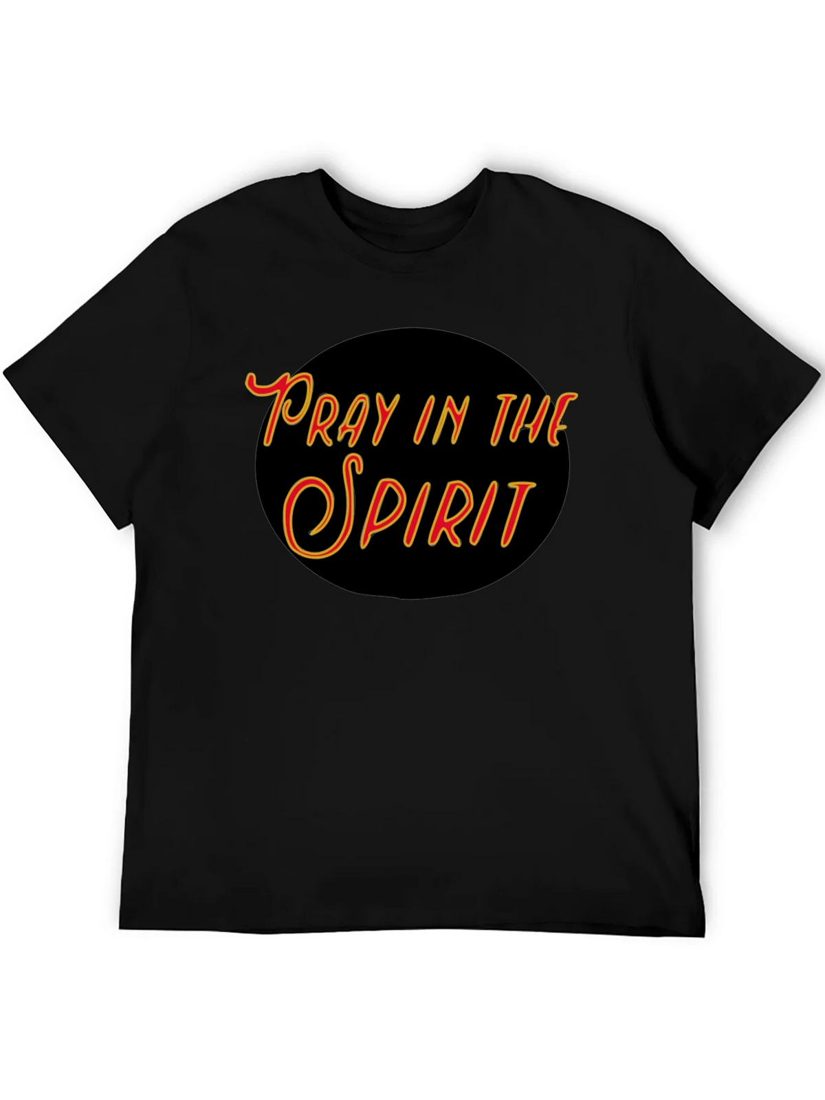 Pray In The Spirit Graphic T-Shirt - Black product image 5