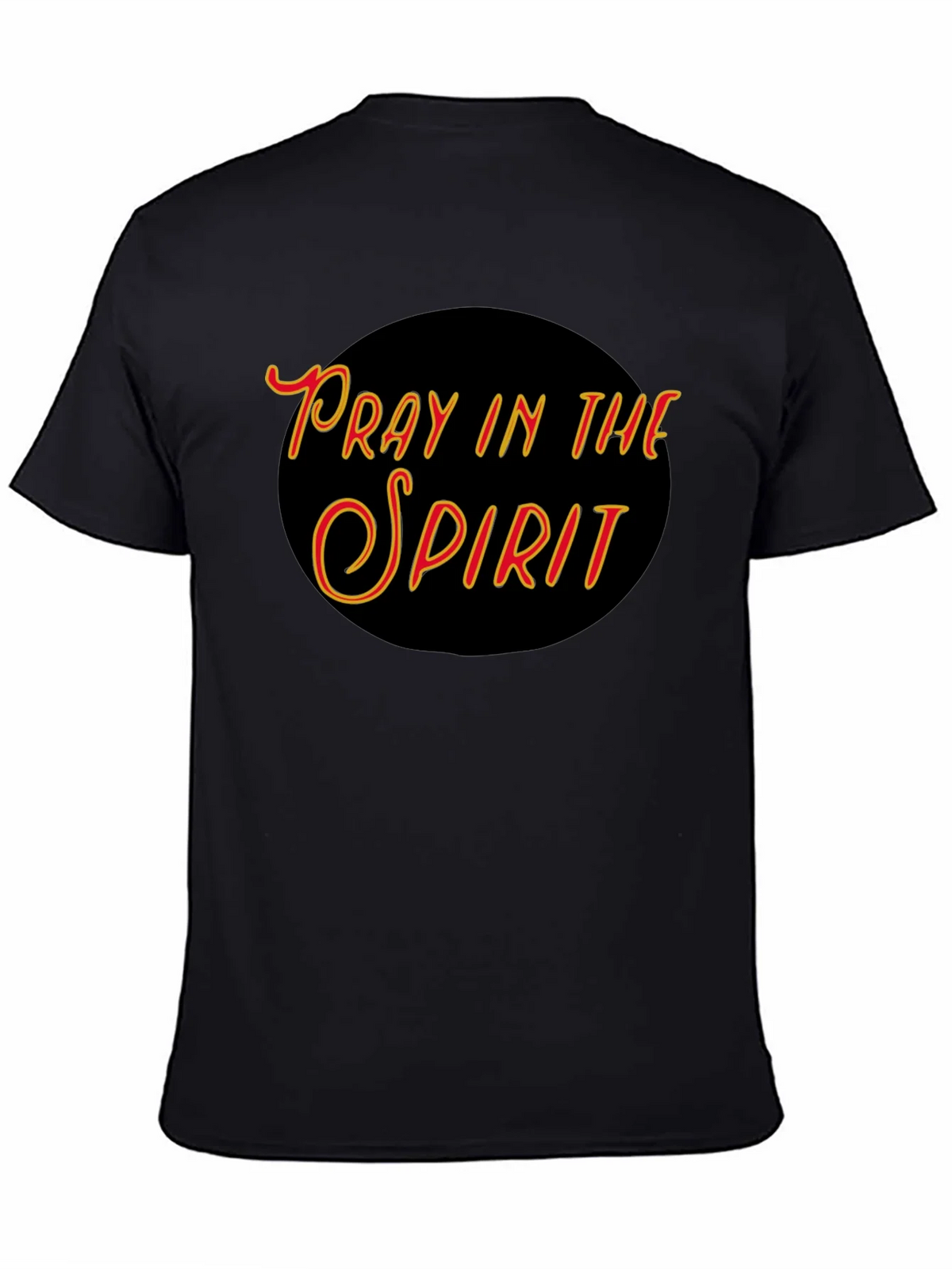 Pray In The Spirit Graphic T-Shirt - Black product image 4