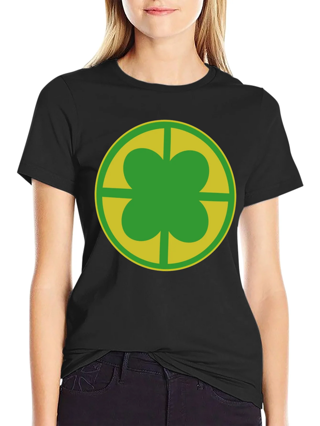 Clover Leaf Graphic Tee - Lucky Charm Design product image 2
