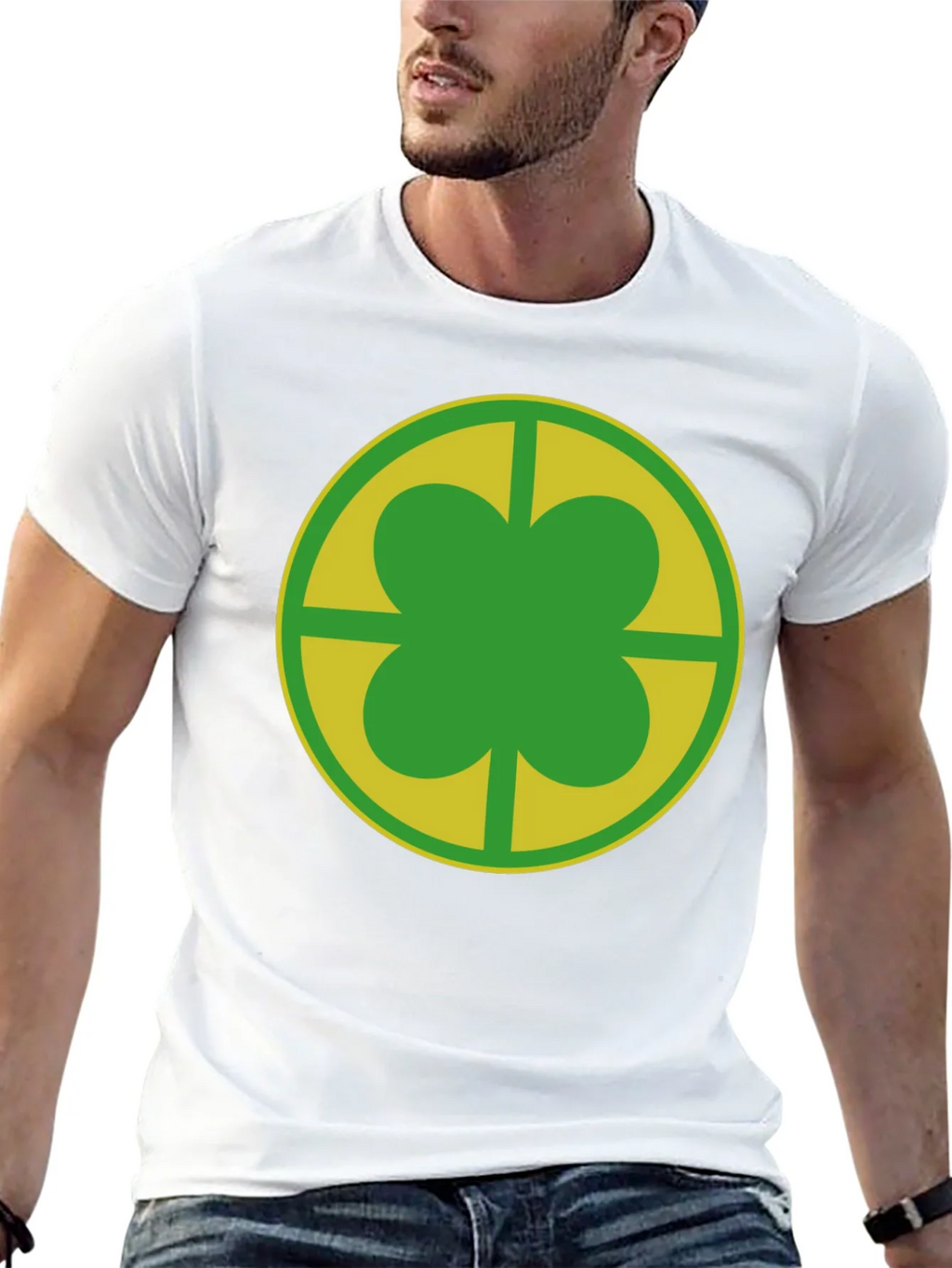 Clover Leaf Graphic Tee - Lucky Charm Design product image 12