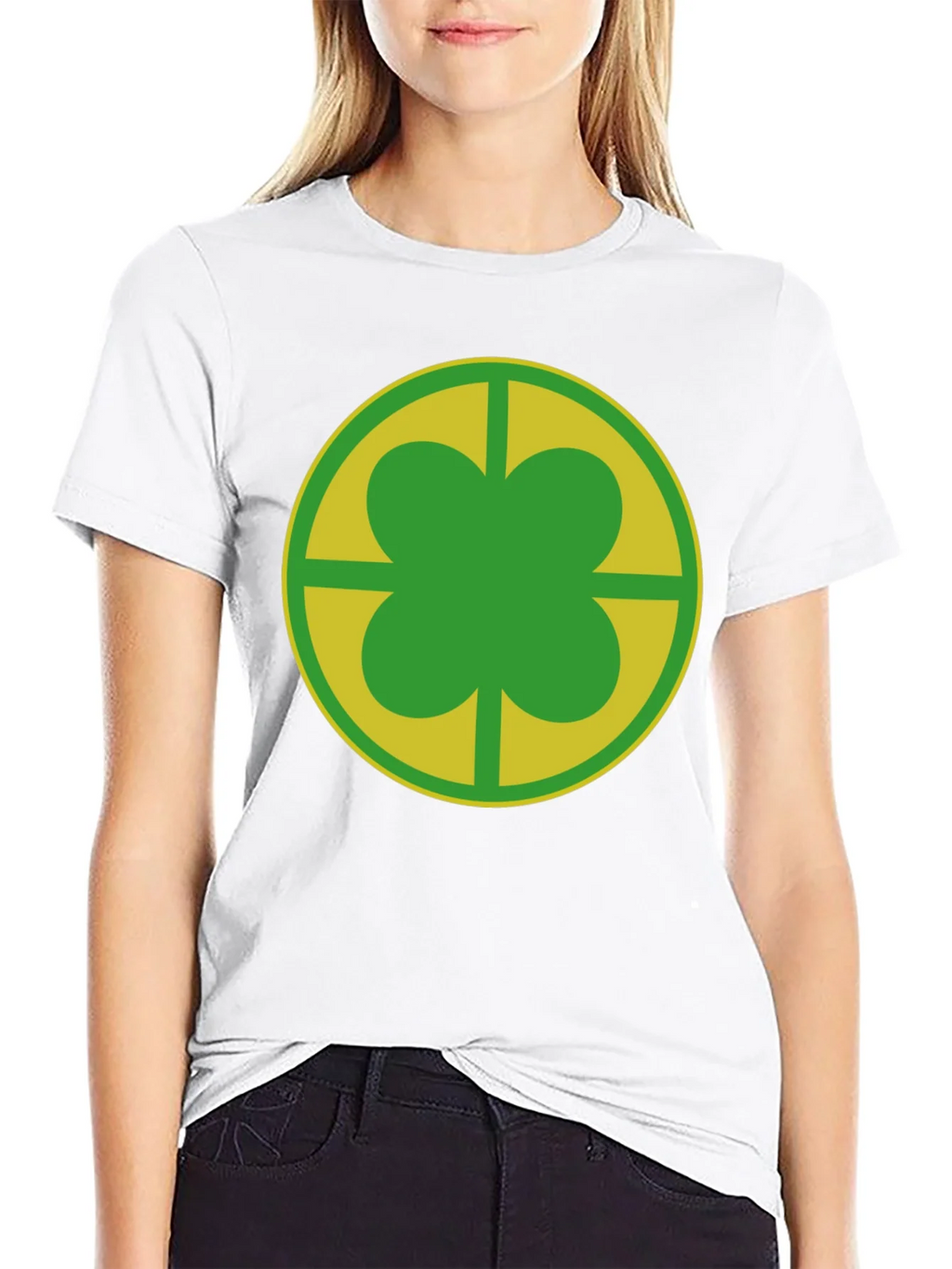 Clover Leaf Graphic Tee - Lucky Charm Design product image 8