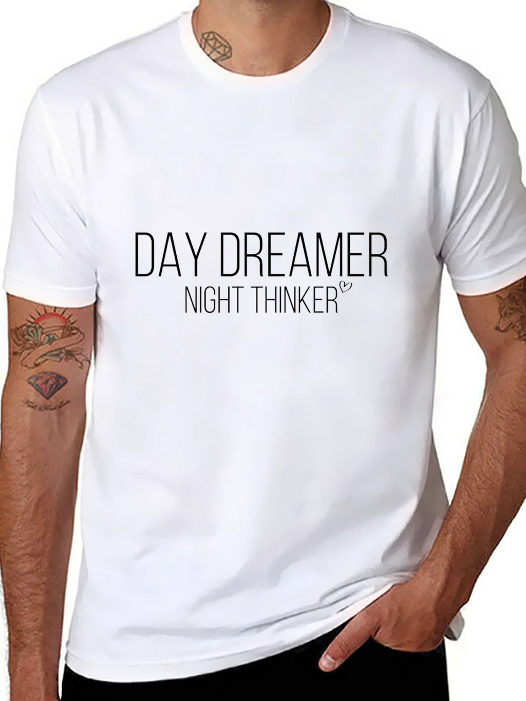 Daydreamer Night Thinker Black T-Shirt product image 7
