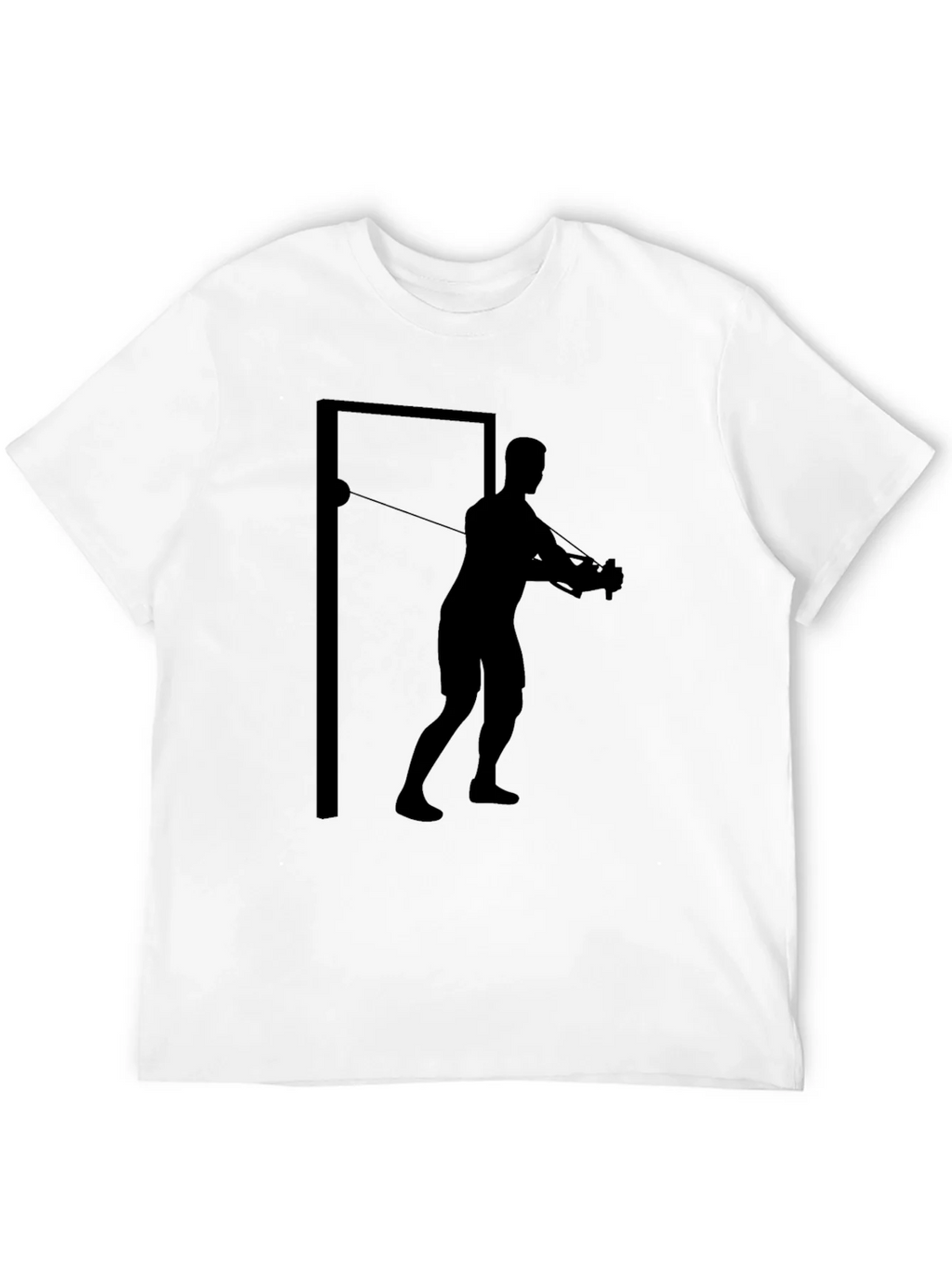 Workout Man Graphic T-Shirt - Black product image 9