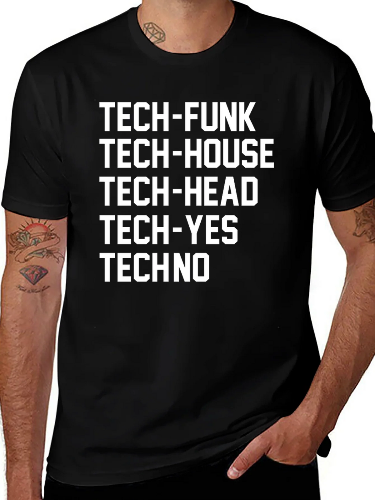 Tech-Funk Tech-House Graphic Tee product image 1