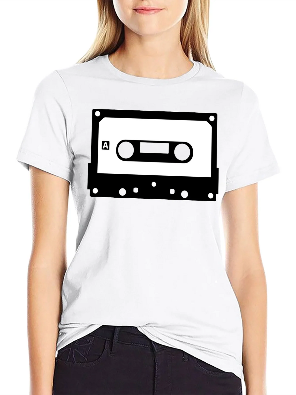 Retro Cassette Tape Graphic Tee - Classic Audio Cool product image 8