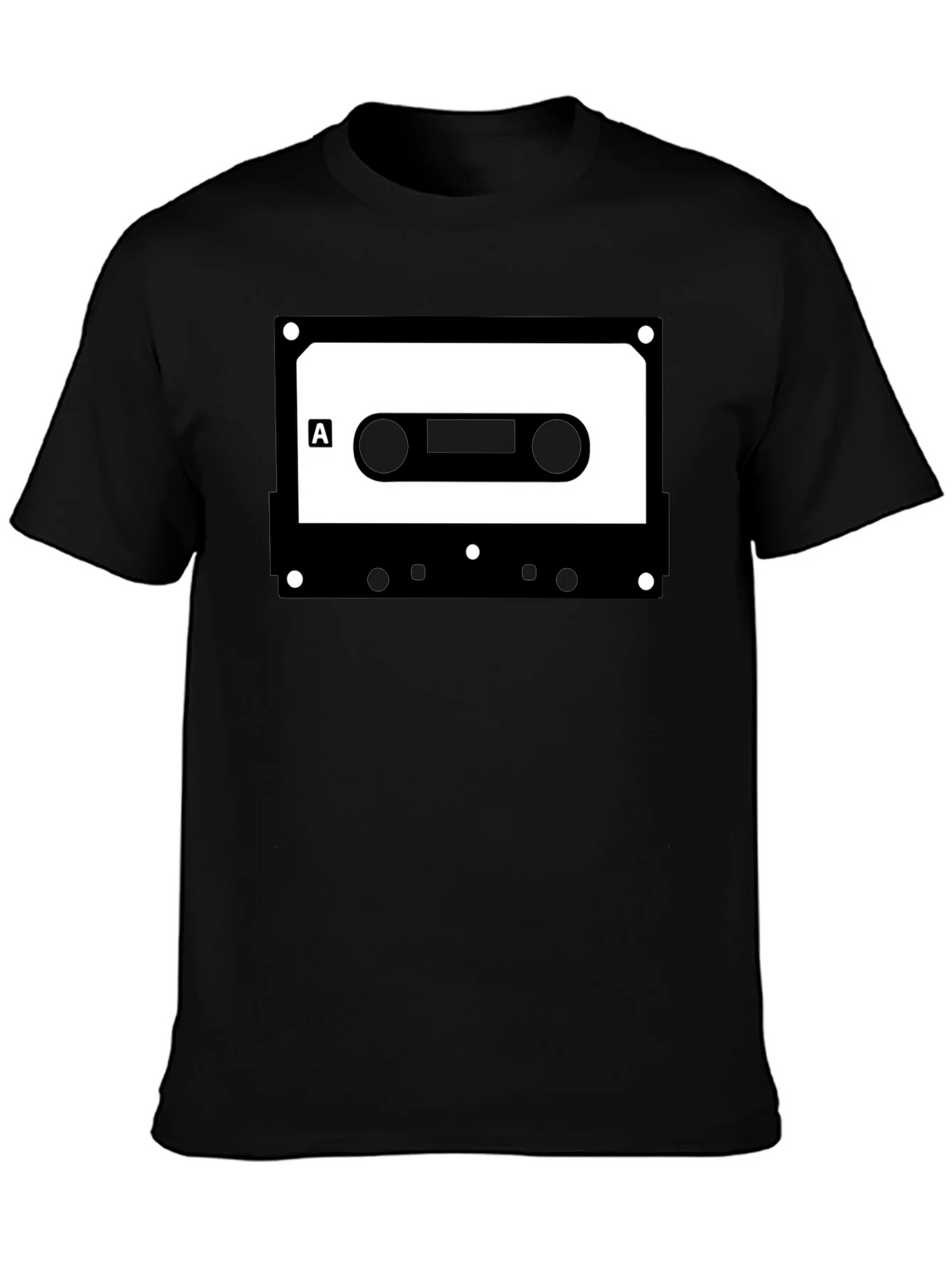 Retro Cassette Tape Graphic Tee - Classic Audio Cool product image 3