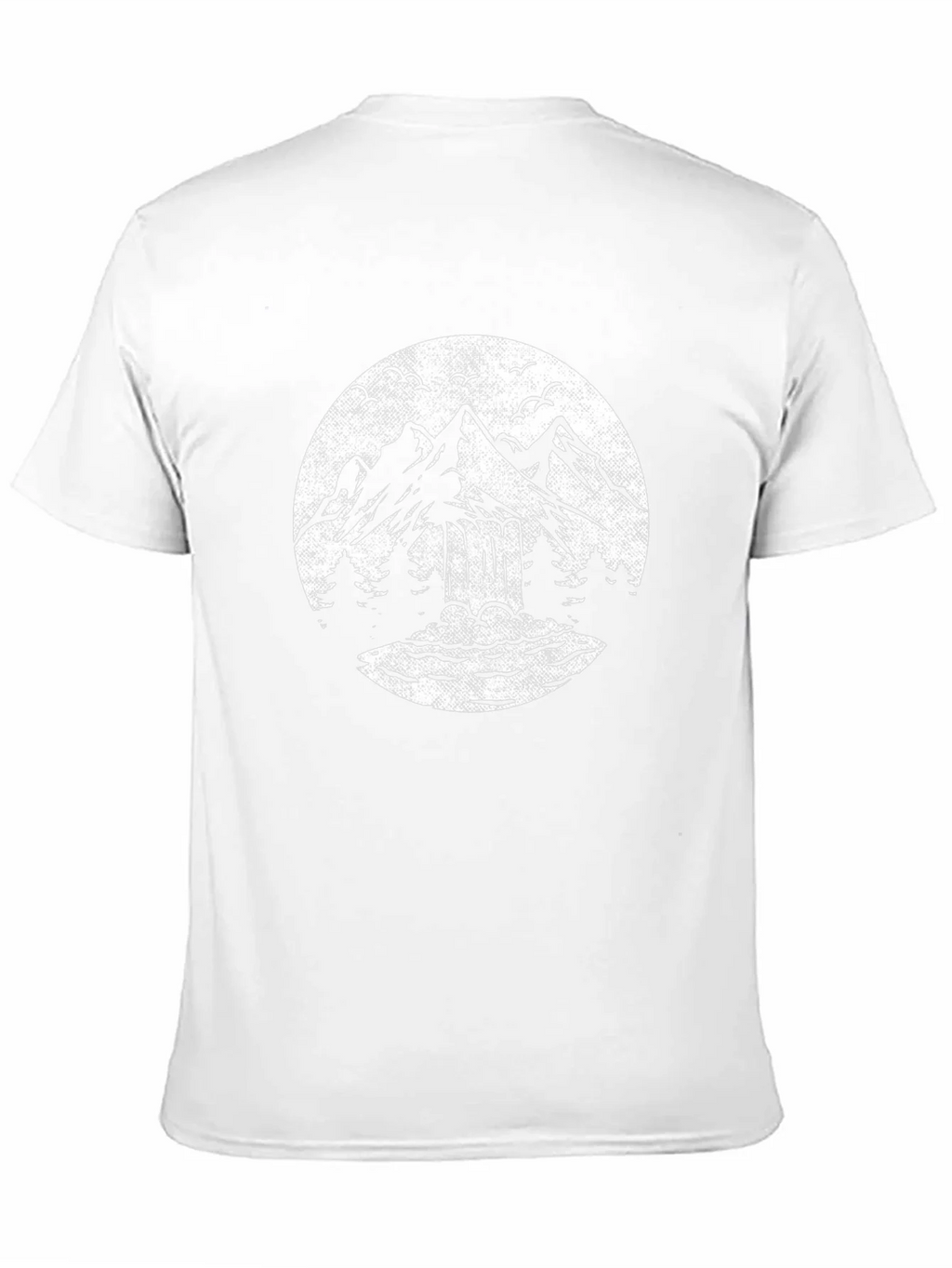 Mountain Graphic Black T-Shirt Nature Design Tee product image 9