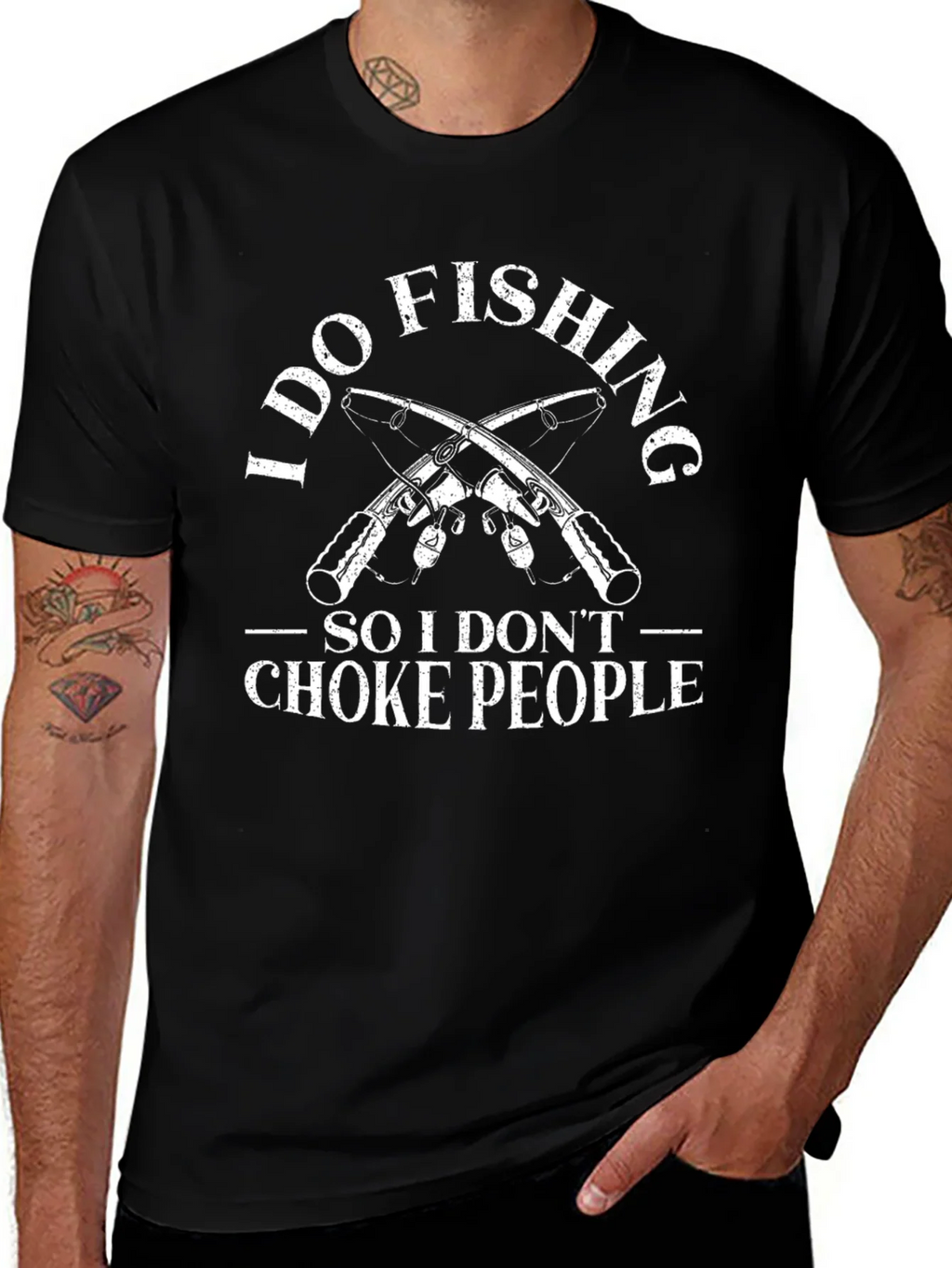 I Do Fishing Funny Graphic Tee product image 1