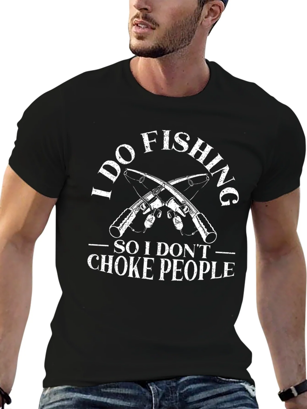 I Do Fishing Funny Graphic Tee product image 5