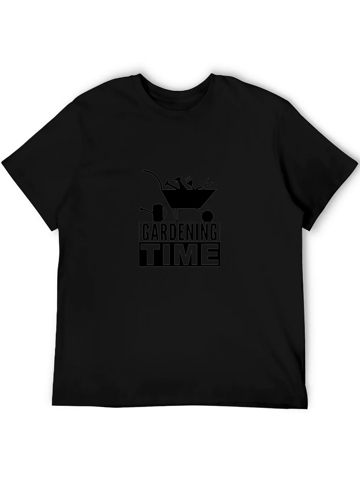 Gardening Time Black T-Shirt product image 5