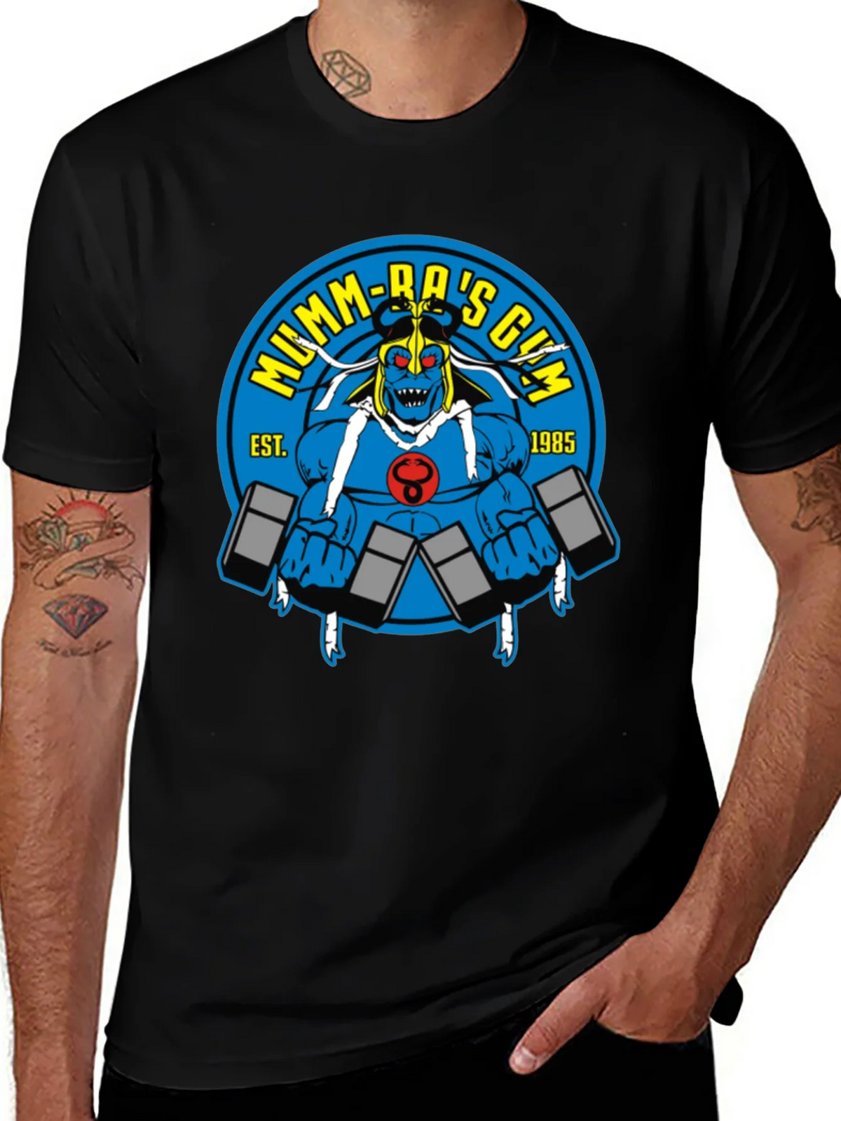 Mumm-Ras Gym Black T-Shirt product image 1