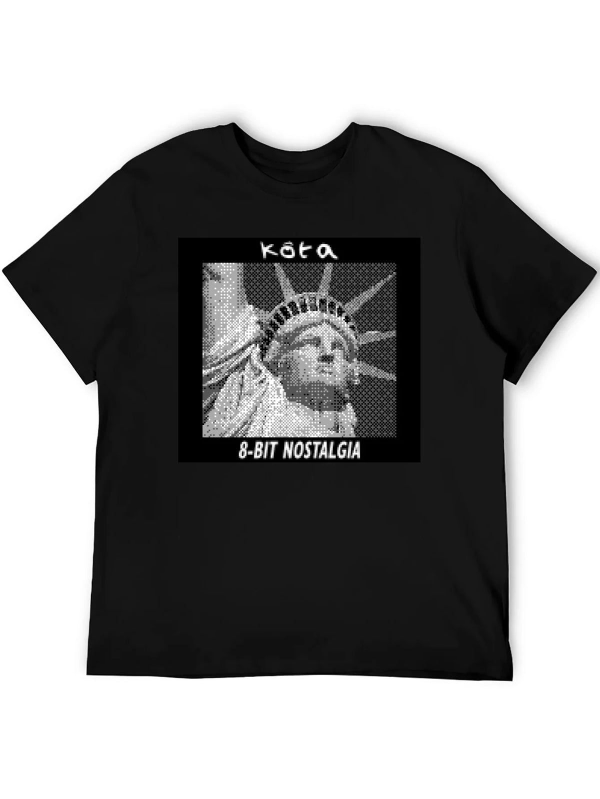8-Bit Statue of Liberty Graphic Tee - Nostalgia T-Shirt product image 5