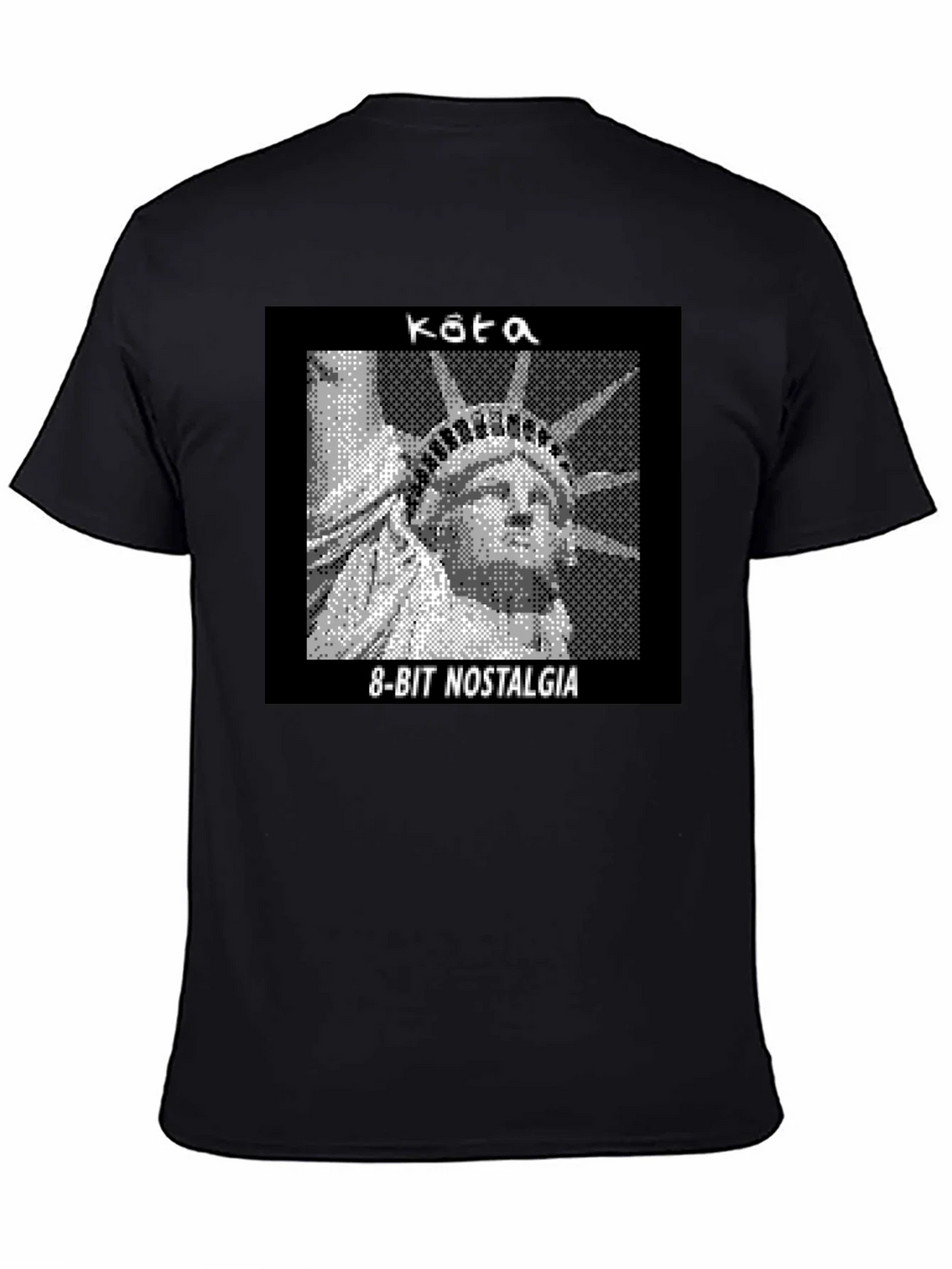 8-Bit Statue of Liberty Graphic Tee - Nostalgia T-Shirt product image 4
