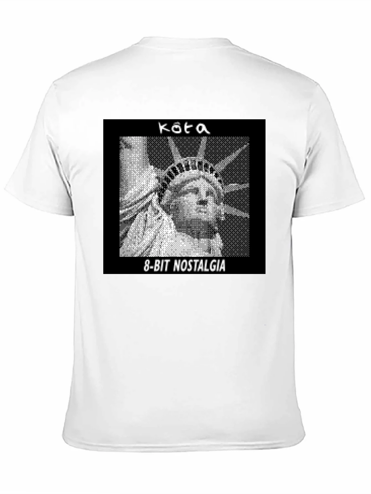 8-Bit Statue of Liberty Graphic Tee - Nostalgia T-Shirt product image 10