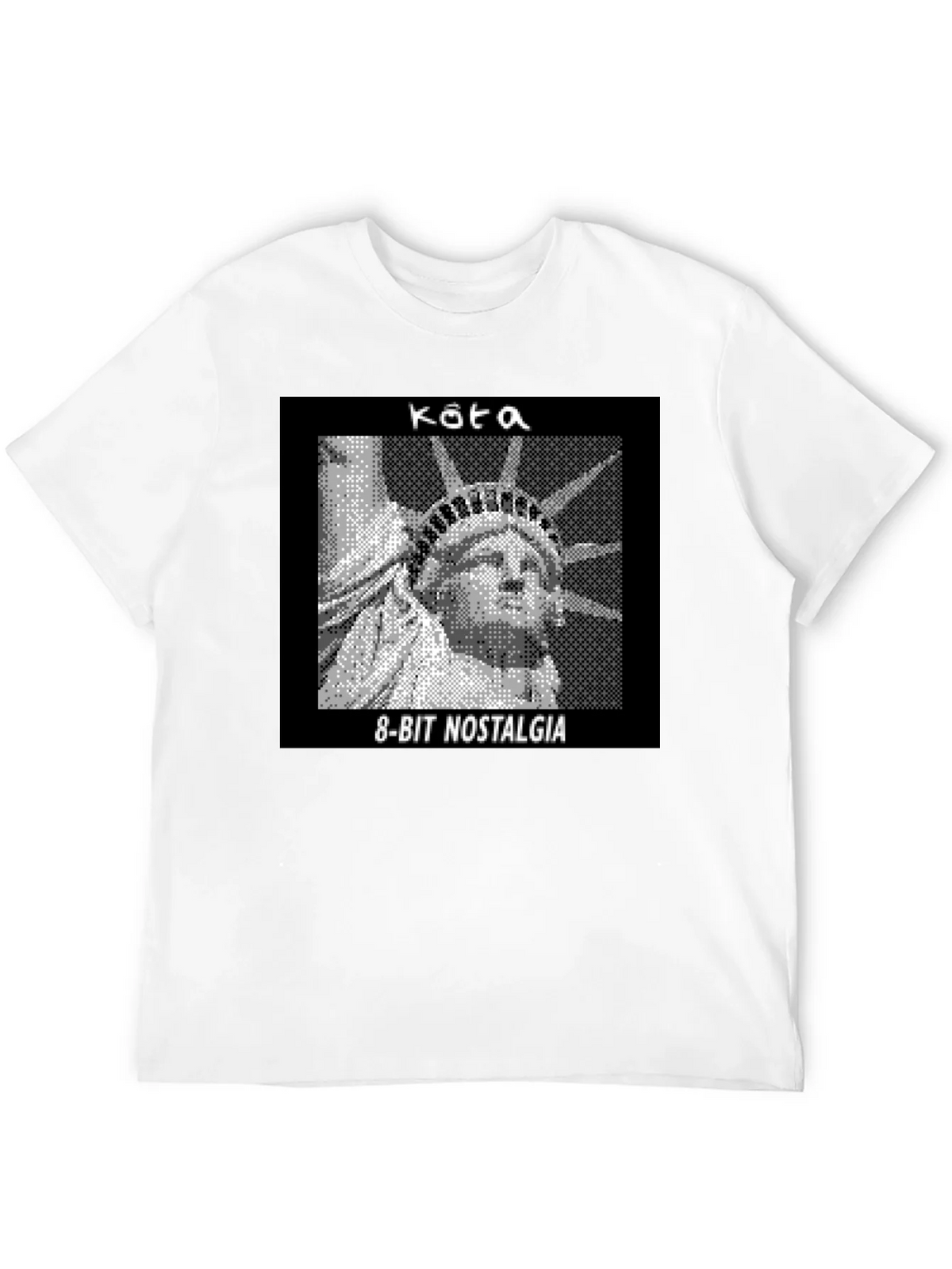 8-Bit Statue of Liberty Graphic Tee - Nostalgia T-Shirt product image 11