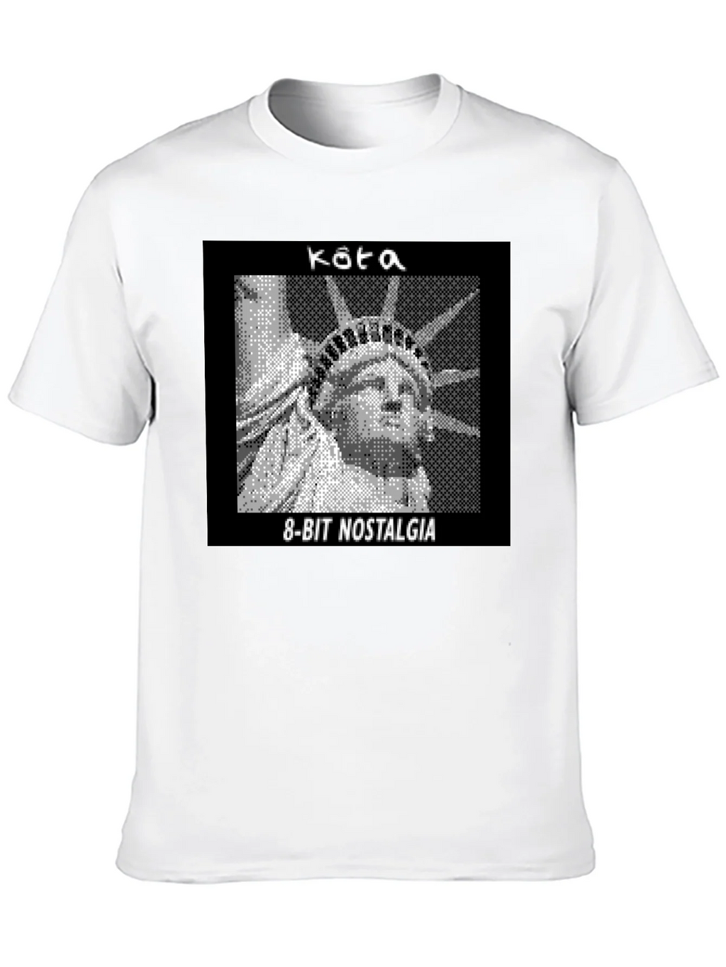 8-Bit Statue of Liberty Graphic Tee - Nostalgia T-Shirt product image 9