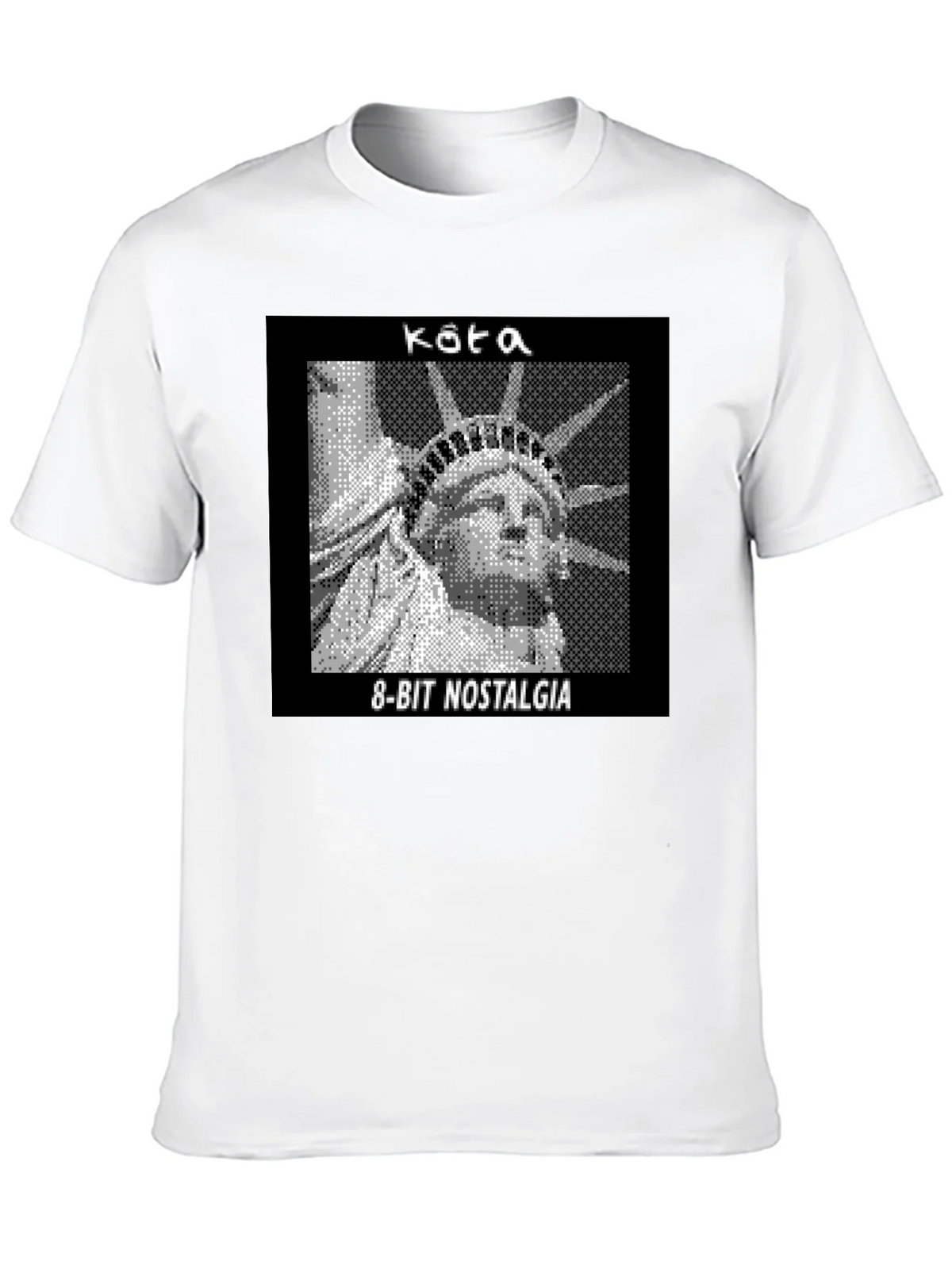 8-Bit Statue of Liberty Graphic Tee - Nostalgia T-Shirt product image 9