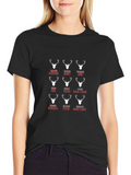 Reindeer Food Humor Christmas Tee product image 1
