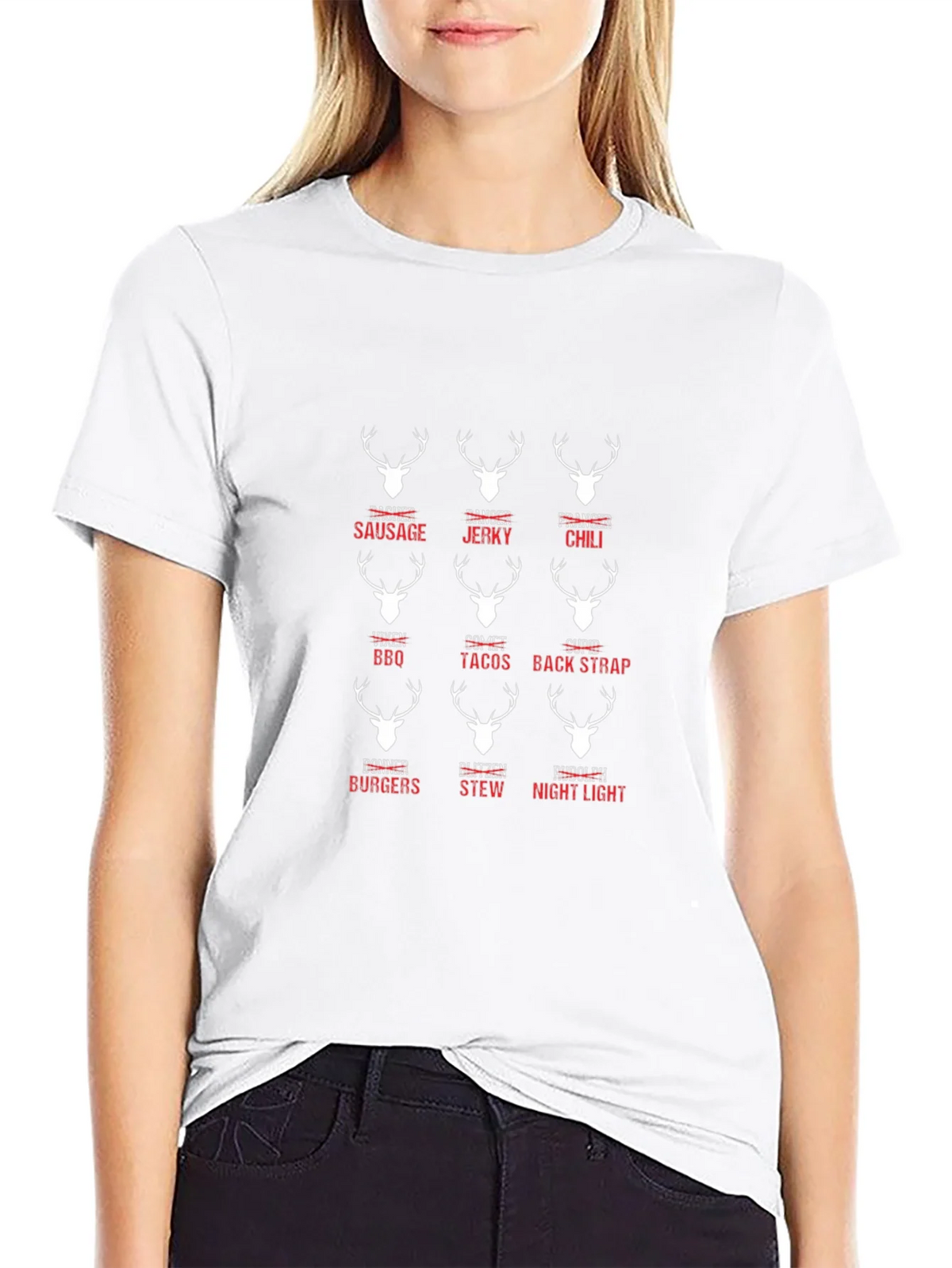 Reindeer Food Humor Christmas Tee product image 7