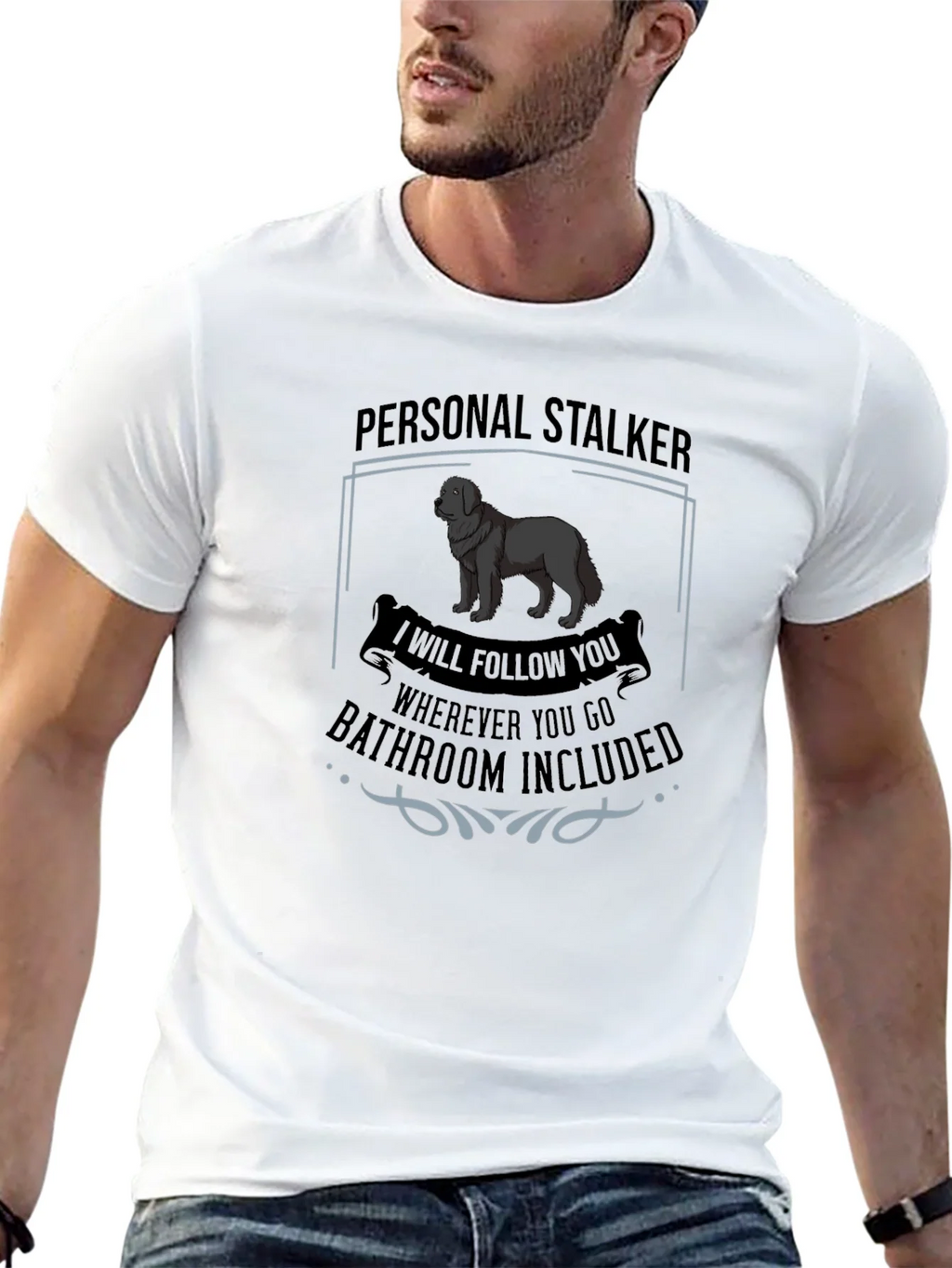 Personal Stalker Dog Graphic T-Shirt product image 12