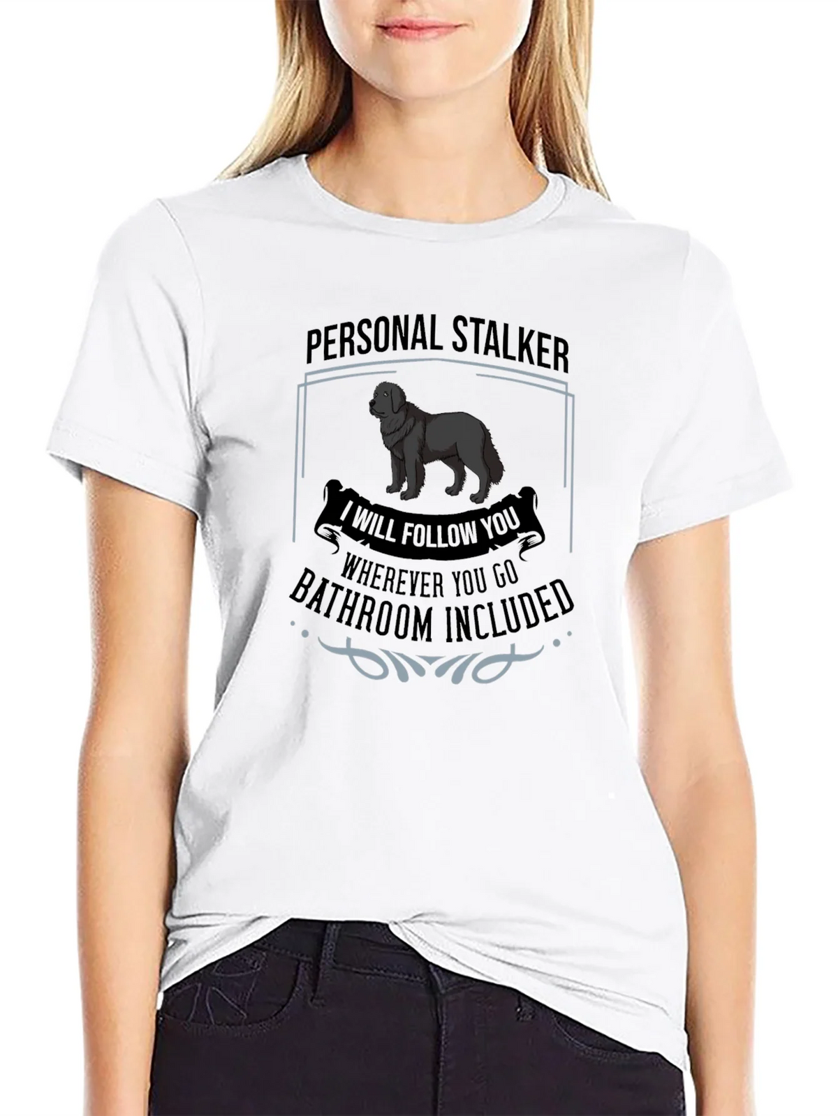 Personal Stalker Dog Graphic T-Shirt product image 8