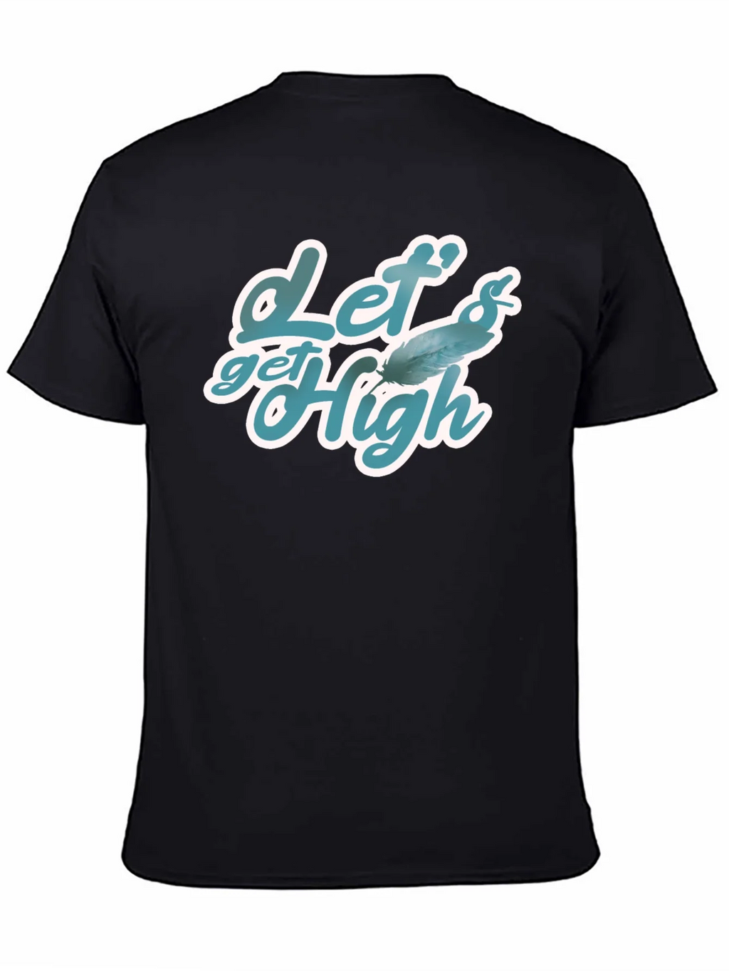 Lets Get High Feather Graphic T-Shirt product image 3