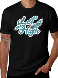 Lets Get High Feather Graphic T-Shirt product image 1