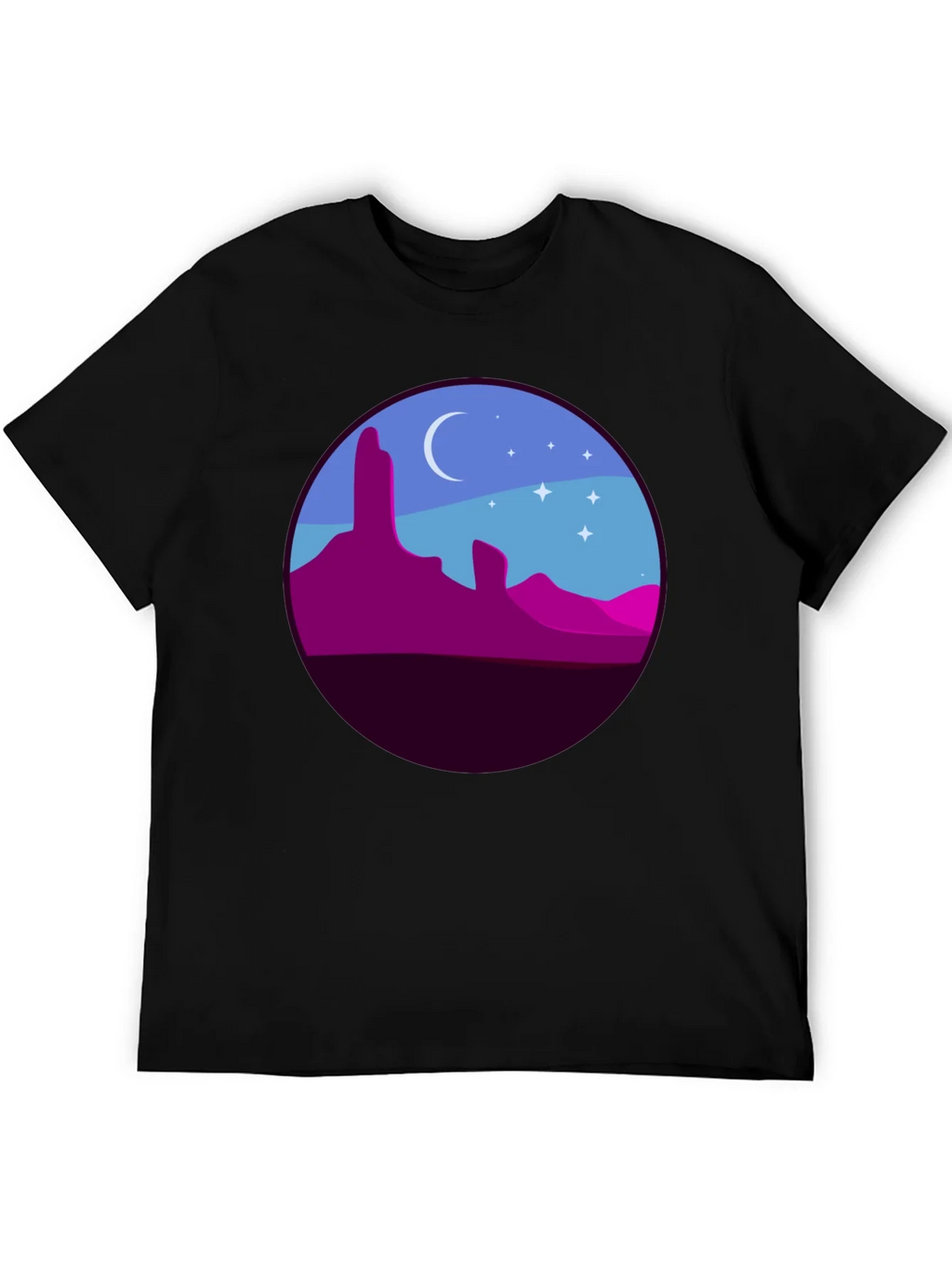 Desert Nightscape Graphic Tee product image 5
