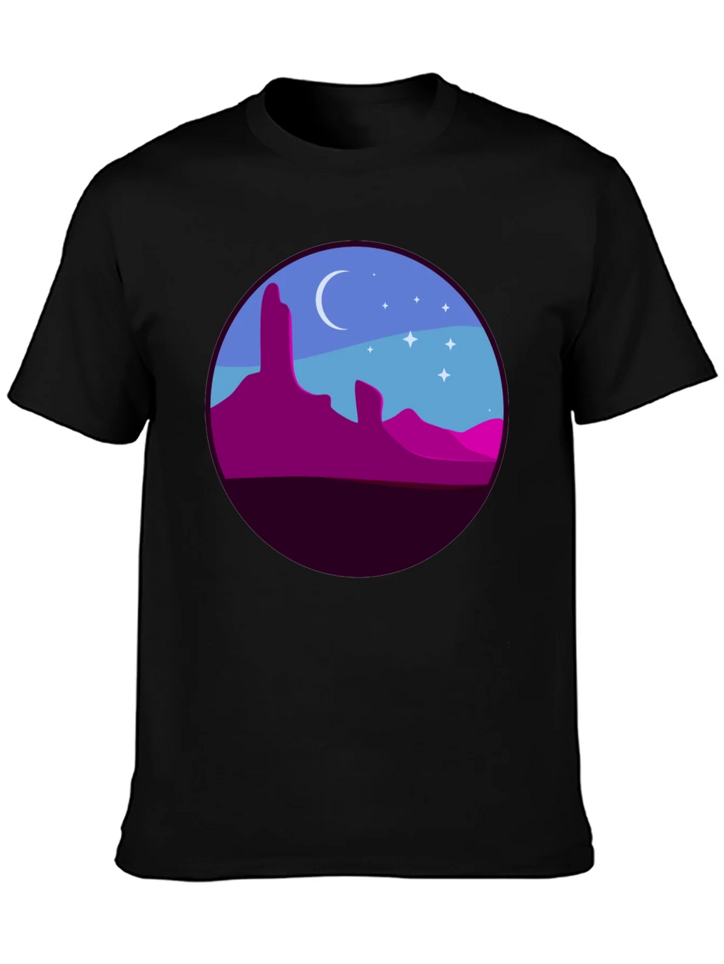 Desert Nightscape Graphic Tee product image 3