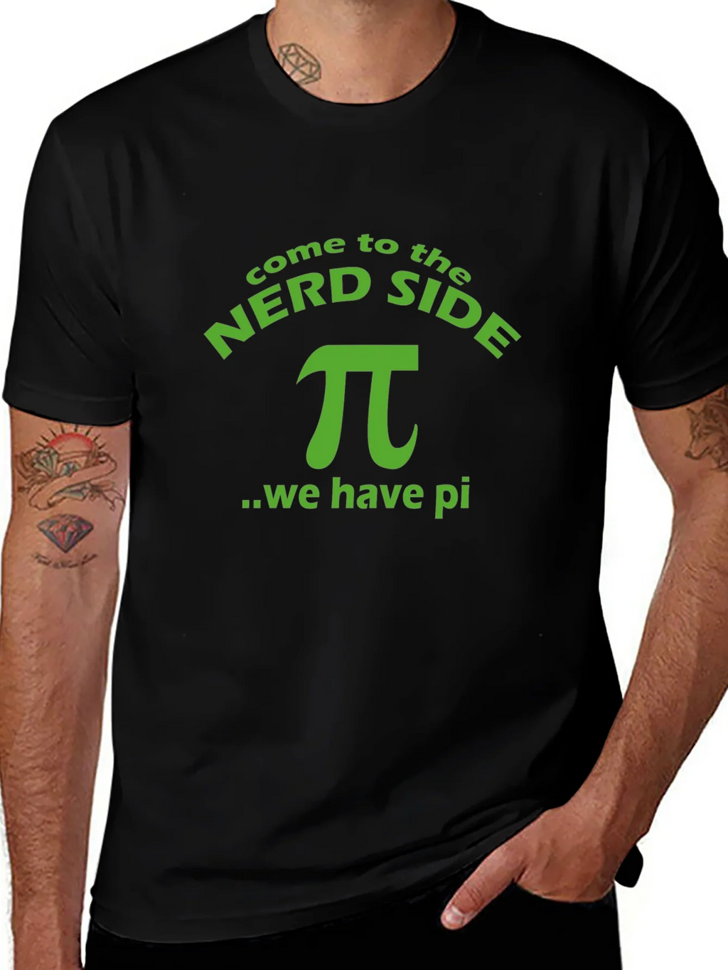Nerd Side Pi T-Shirt - Soft Cotton Tee product image 1