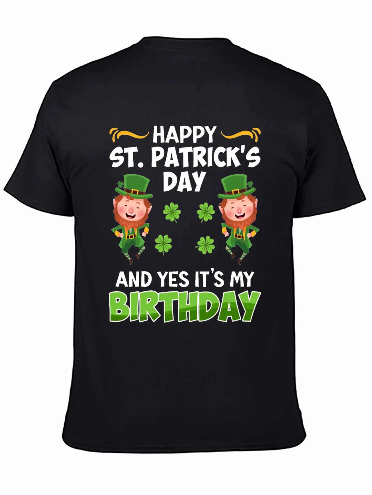St. Patricks Day Birthday Graphic T-Shirt product image 4