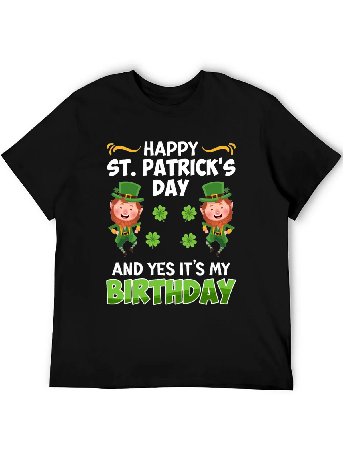 St. Patricks Day Birthday Graphic T-Shirt product image 5