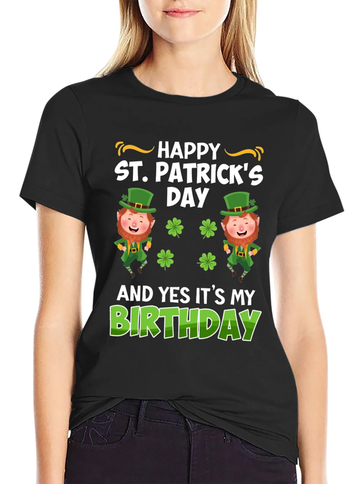 St. Patricks Day Birthday Graphic T-Shirt product image 2