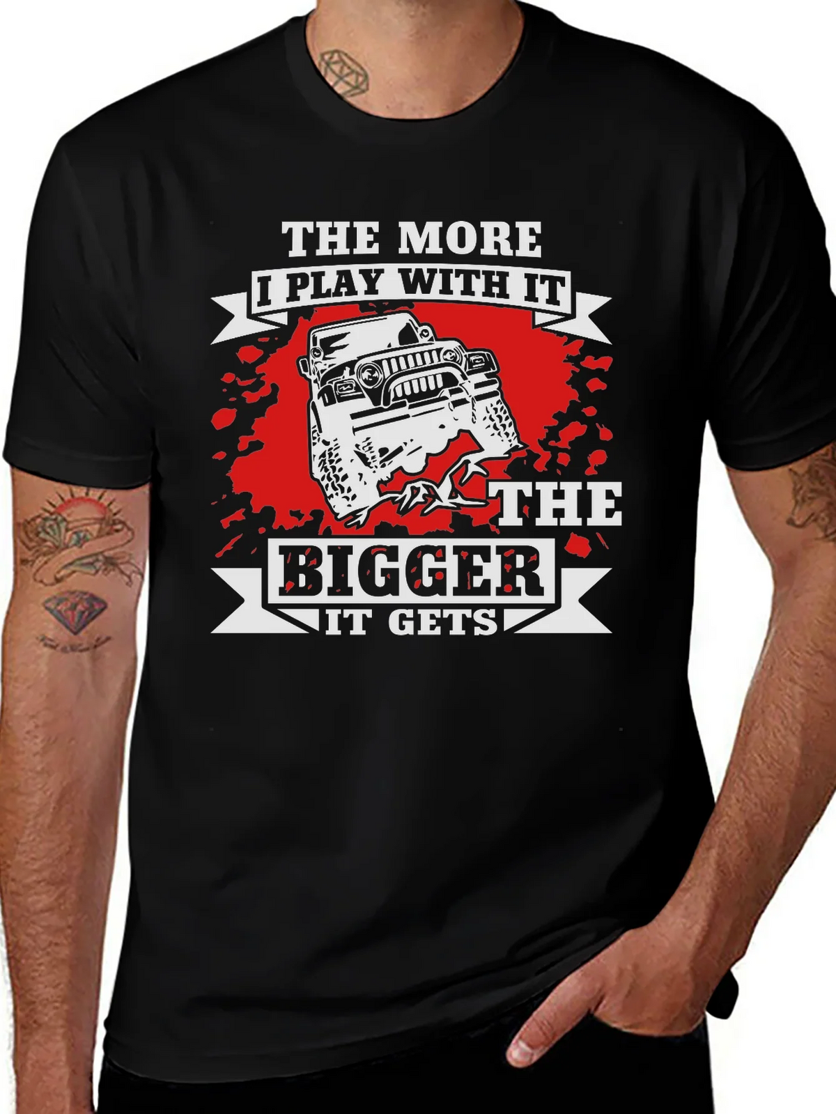 Jeep T-Shirt: The More I Play With It Bigger It Gets! product image 1