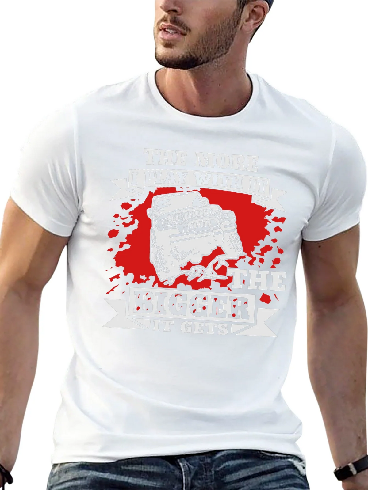 Jeep T-Shirt: The More I Play With It Bigger It Gets! product image 12