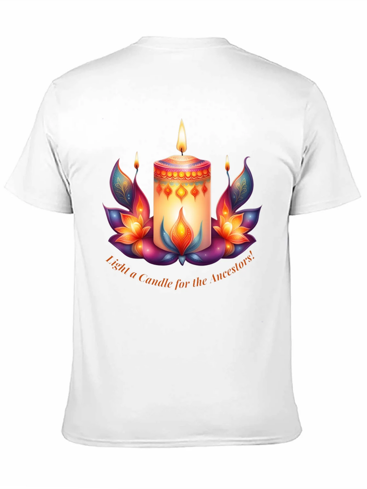 Ancestral Light T-Shirt - Candle & Lotus Design product image 10