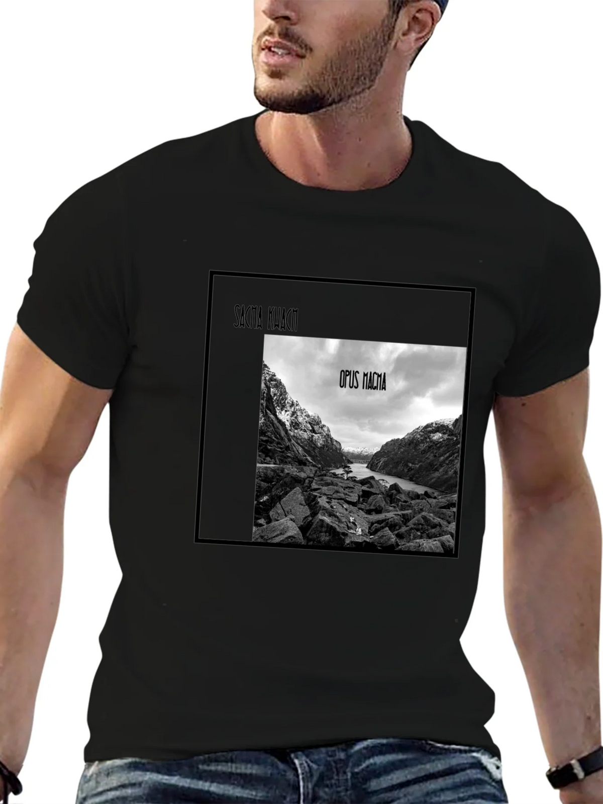 Opus Magma Black Graphic Tee product image 6