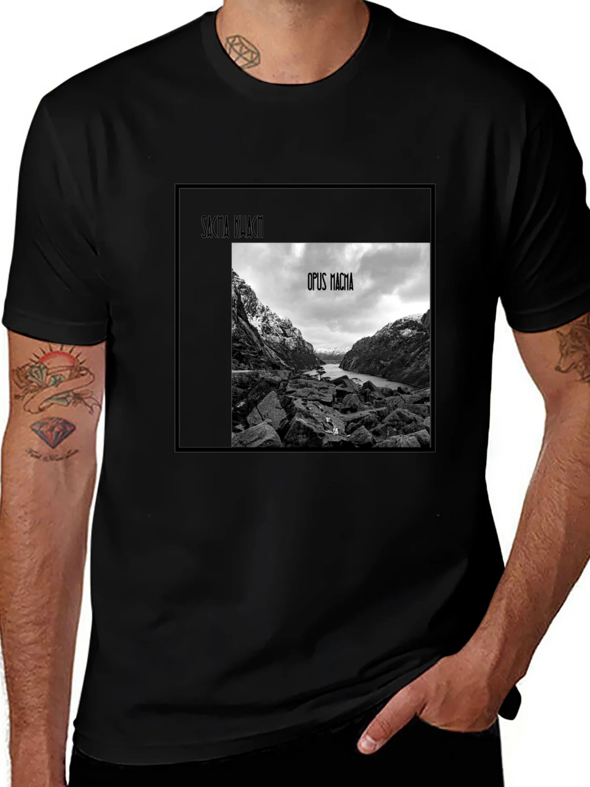 Opus Magma Black Graphic Tee product image 1
