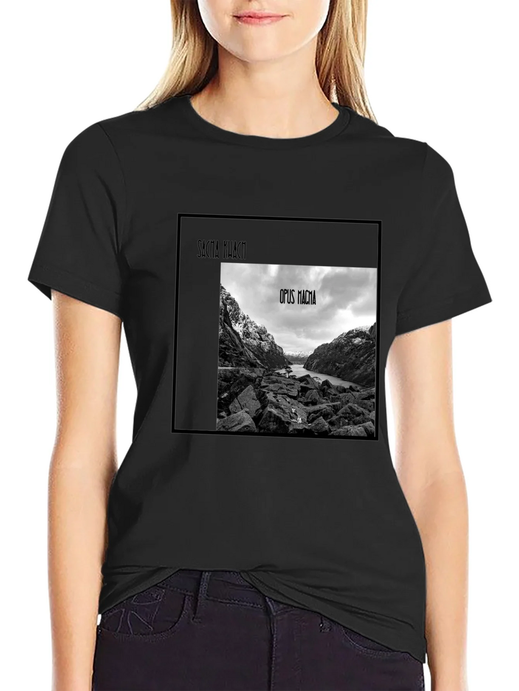 Opus Magma Black Graphic Tee product image 2