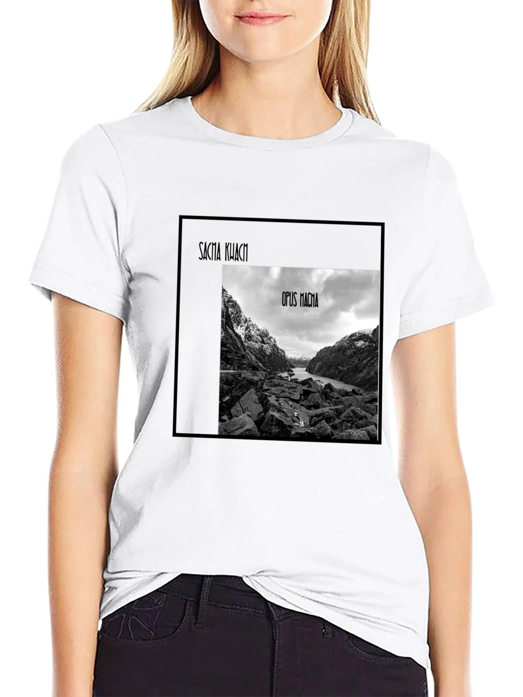 Opus Magma Black Graphic Tee product image 8