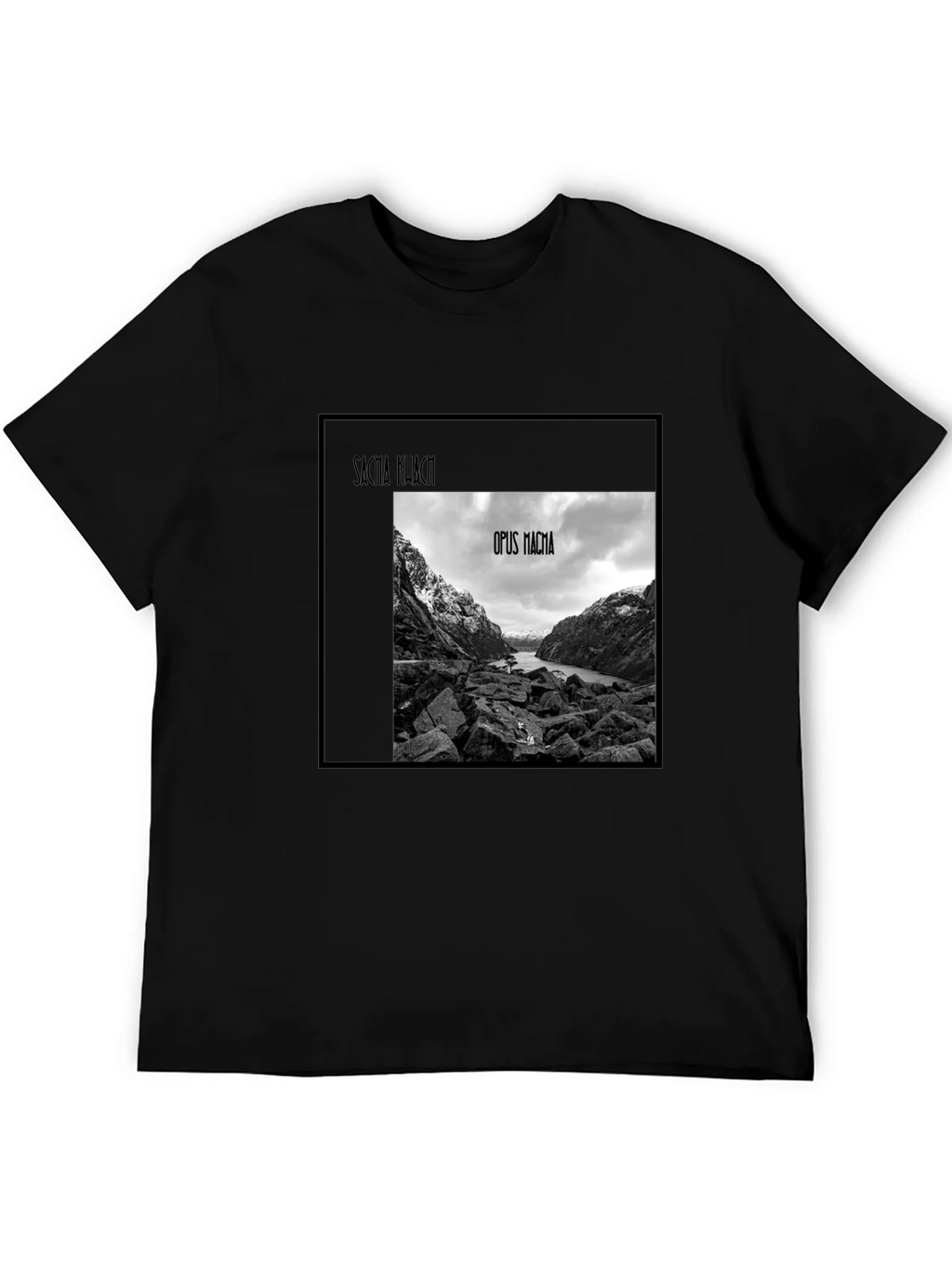 Opus Magma Black Graphic Tee product image 5