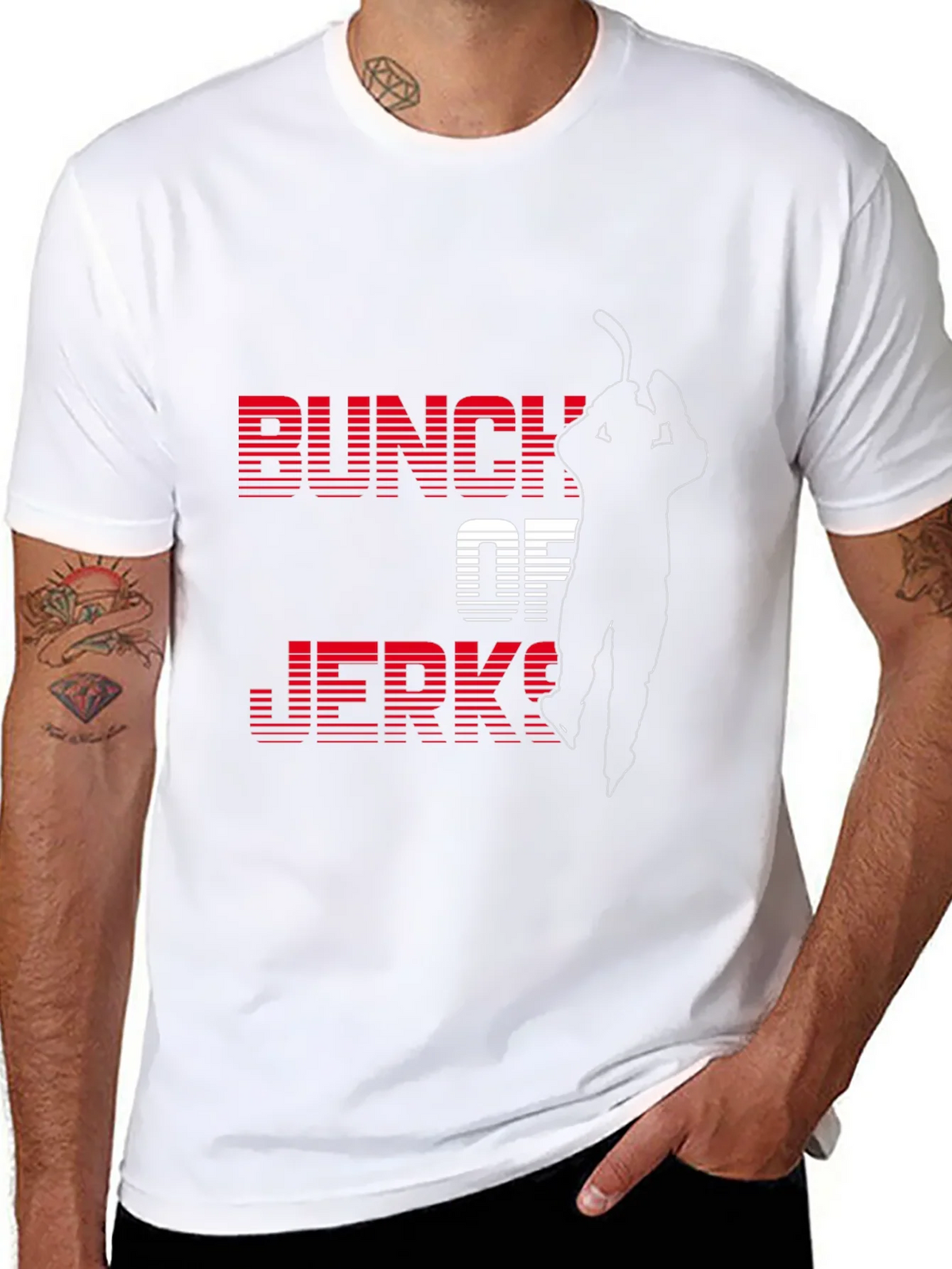 Bunch of Jerks Hockey Fan T-Shirt product image 7
