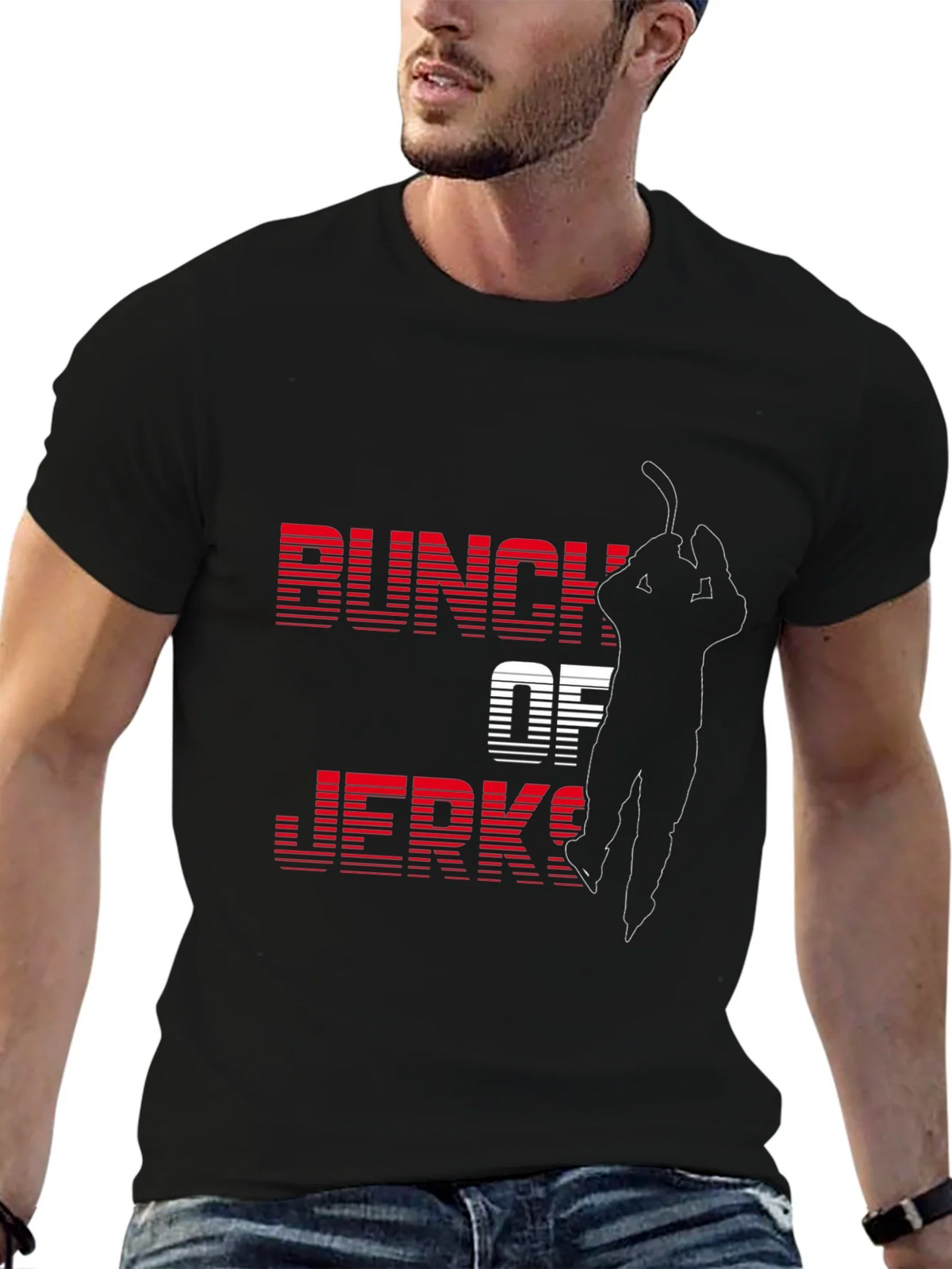 Bunch of Jerks Hockey Fan T-Shirt product image 6