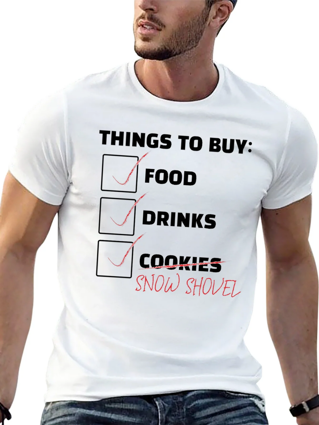 Grocery List Graphic T-Shirt product image 12
