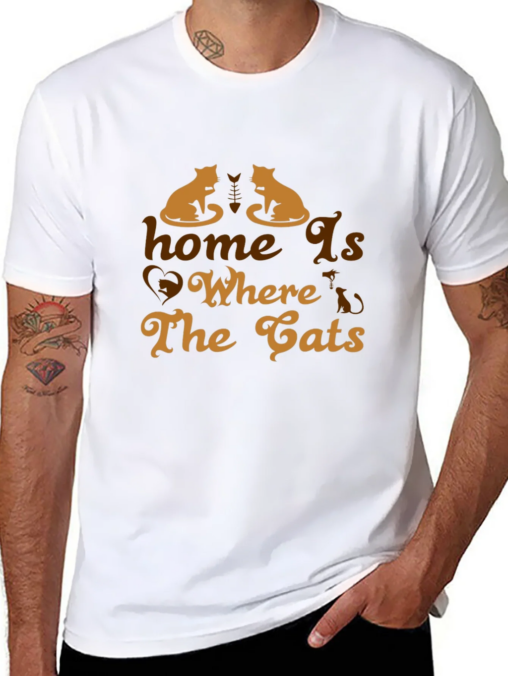 Home Is Where The Cats Are T-Shirt product image 7