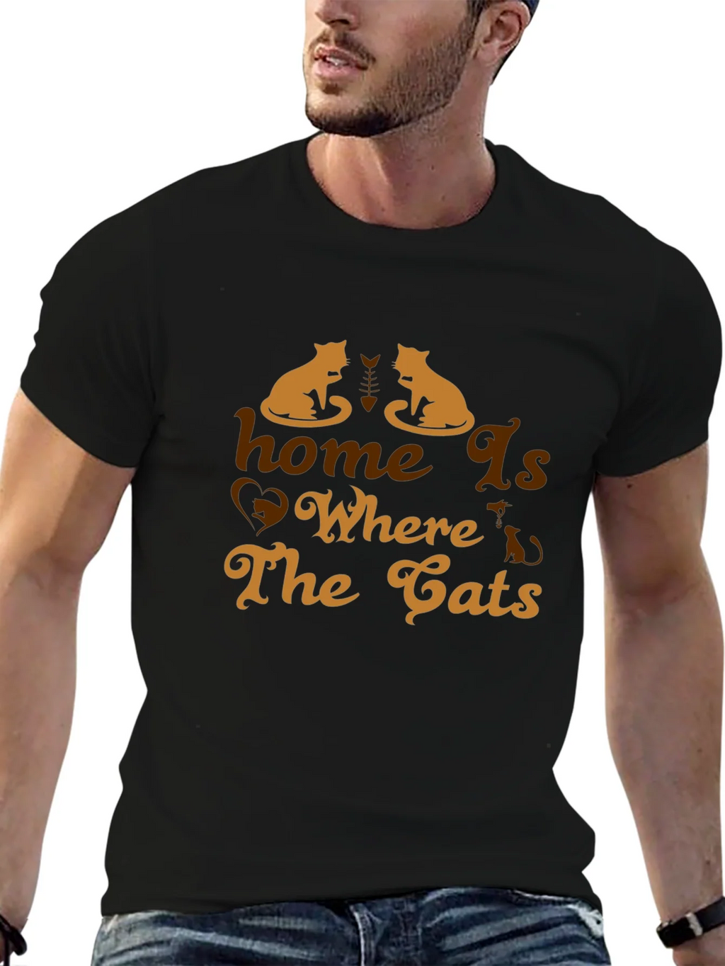 Home Is Where The Cats Are T-Shirt product image 6