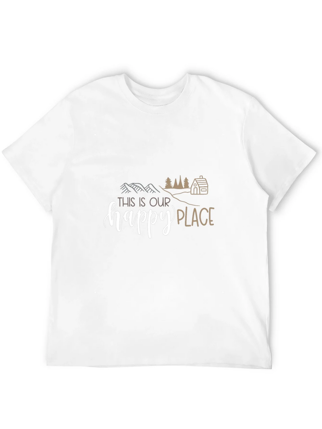 This Is Our Happy Place Graphic Tee - Black product image 11