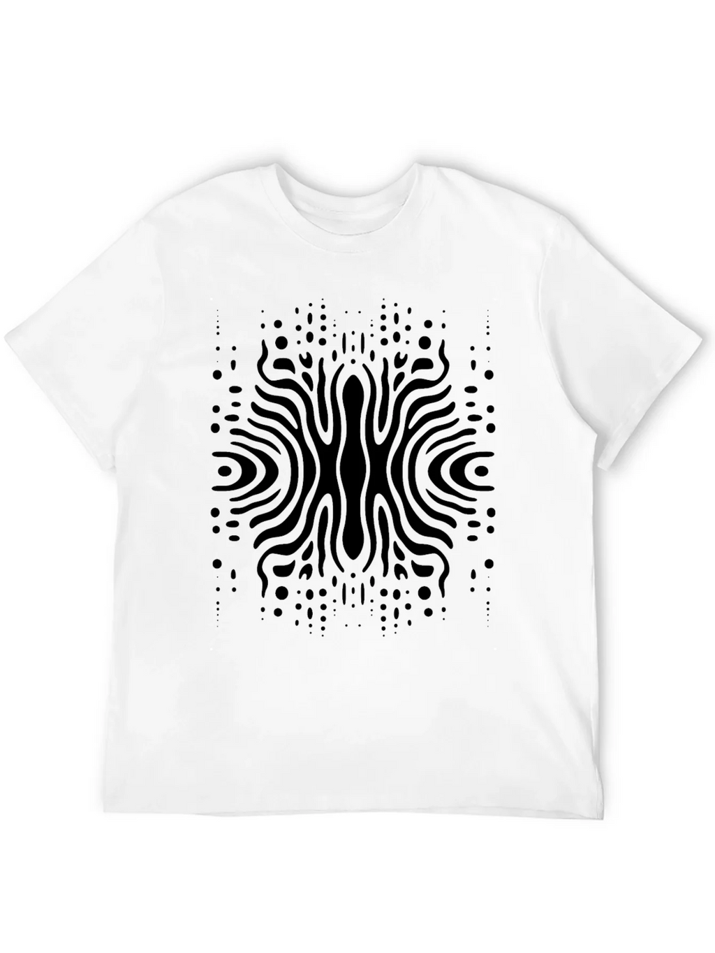 Abstract Black Pattern Tee - Modern Style product image 11