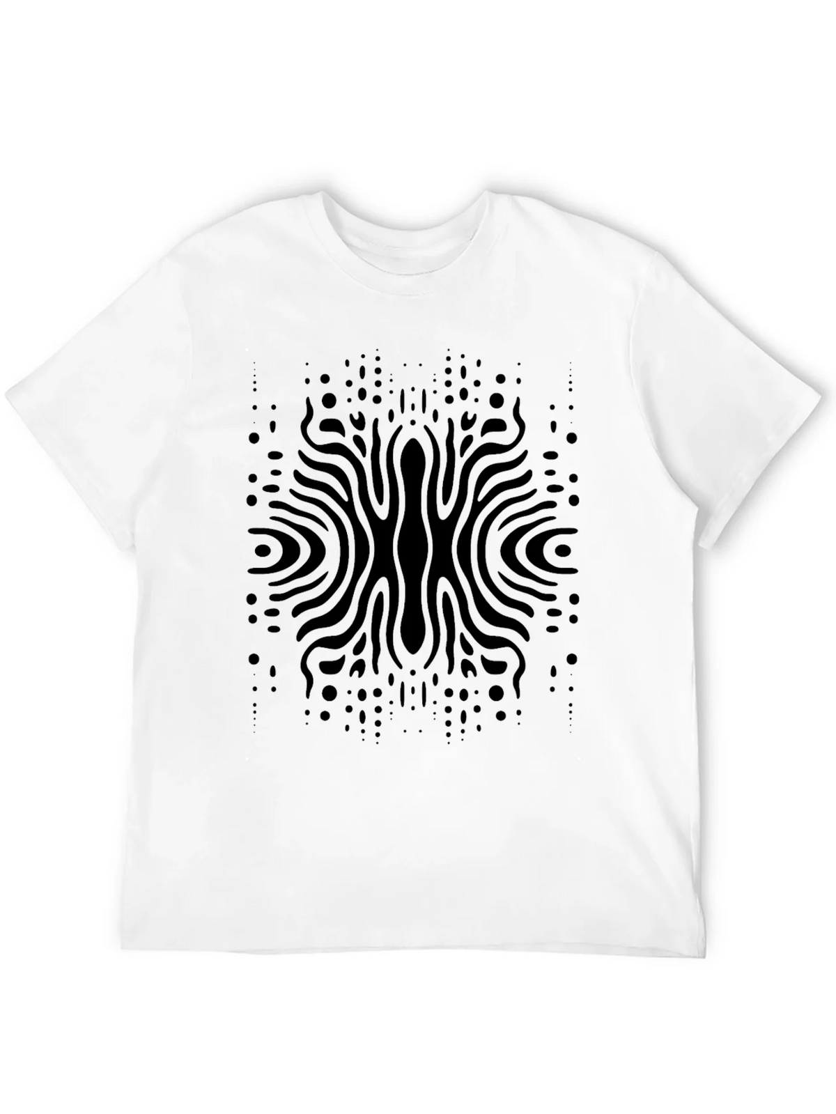 Abstract Black Pattern Tee - Modern Style product image 11